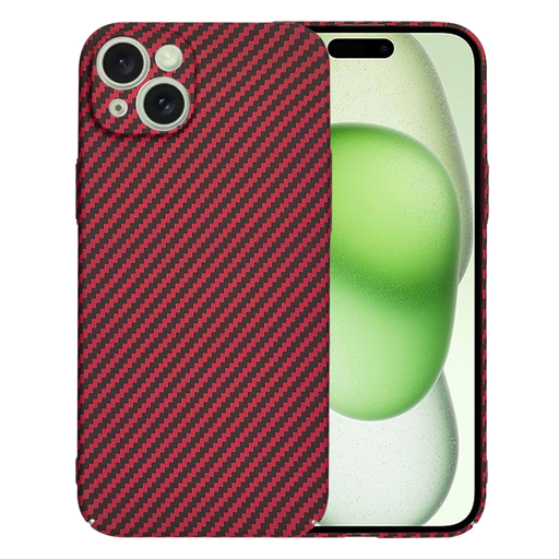 Techsuit - Karbonit Szálhéj - iPhone 15 Plus - Piros tok Techsuit - Karbonit Szálhéj - iPhone 15 Plus - Piros tok