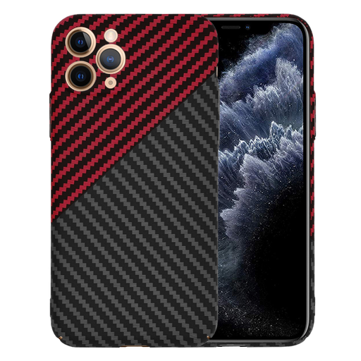 Techsuit - Karbonit Szálhéj - iPhone 11 Pro - Vörös Vortex tok Techsuit - Karbonit Szálhéj - iPhone 11 Pro - Vörös Vortex tok
