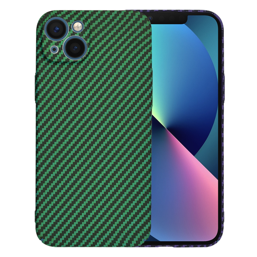 Techsuit - Karbonit Szálhéj - iPhone 13 - Zöld tok Techsuit - Karbonit Szálhéj - iPhone 13 - Zöld tok