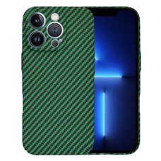  Techsuit - Karbonit Szálhéj - iPhone 13 Pro Max - Zöld tok