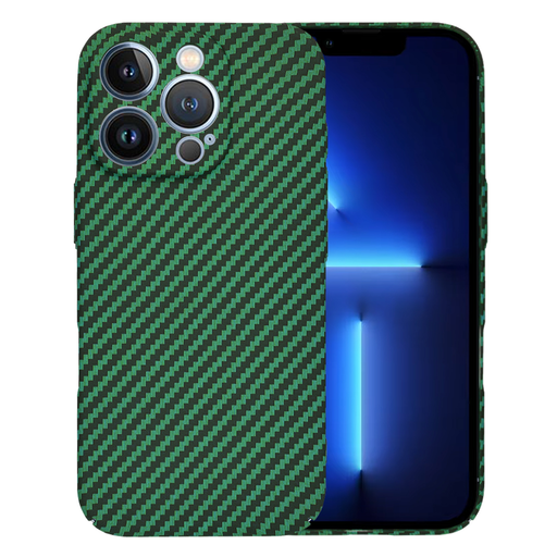 Techsuit - Karbonit Szálhéj - iPhone 13 Pro Max - Zöld tok Techsuit - Karbonit Szálhéj - iPhone 13 Pro Max - Zöld tok