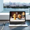 Ugreen USB Type C 1000Mbps Gigabit külső hálózati adapter fekete (50307) - 3. kép