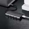 Ugreen USB Type-C HUB 3x USB 3.0 / SD és micro SD kártyaolvasó / RJ45 1000Mbps hálózati adapter / HDMI szürke (50538) - 1. kép
