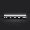 Ugreen USB Type-C HUB 3x USB 3.0 / SD és micro SD kártyaolvasó / RJ45 1000Mbps hálózati adapter / HDMI szürke (50538) - 3. kép