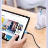 Ugreen USB Type-C/ USB Type-C kábel QC 3.0 FCP 480 Mbps gyorstöltéssel 3A 2m szürke (70429 US316) - 1. kép