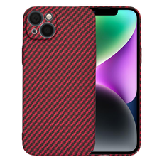  Techsuit - Carbonite FiberShell - iPhone 14 - Piros tok