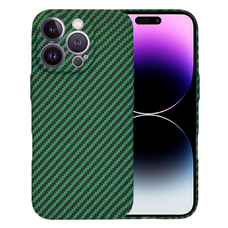  Techsuit - Karbonit Szálas Héj - iPhone 14 Pro Max - Zöld tok