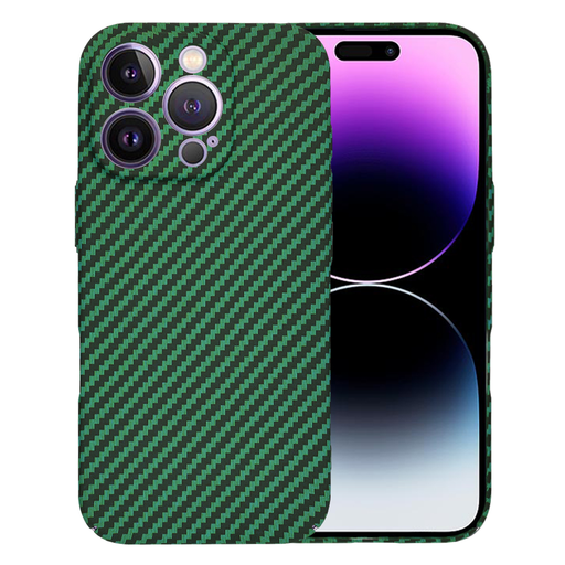 Techsuit - Karbonit Szálas Héj - iPhone 14 Pro Max - Zöld tok Techsuit - Karbonit Szálas Héj - iPhone 14 Pro Max - Zöld tok