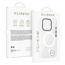 Liavec Hybrid Magsafe átlátszó tok iPhone 16 Pro tok