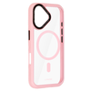 Liavec Hybrid Magsafe átlátszó tok iPhone 16 light pink tok - 1. kép
