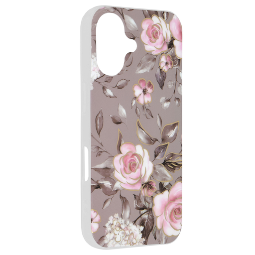 Techsuit - Márványsorozat - iPhone 16 Plus - Ruth Gray virágzása tok Techsuit - Márványsorozat - iPhone 16 Plus - Ruth Gray virágzása tok