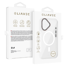 Liavec Hybrid Magsafe Clear tok iPhone 16 tok