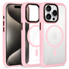 Liavec Hybrid Magsafe Clear tok iPhone 15 Pro Max light pink - 0. kép