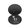XO vezeték nélküli induktív töltő CX031 fekete 15W kábellel USB-C - USB-C és adapterkészlet - 1. kép