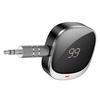 HOCO adapter AUX Jack 3,5 mm BLUETOOTH kijelzővel E80 fekete - 0. kép