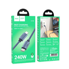 HOCO kábel Type C to Type C PD QC3.0 5A 240W U134 1,8 m sötétkék - 2. kép