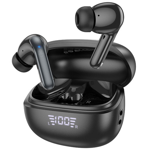 HOCO vezeték nélküli Bluetooth fülhallgató TWS ANC + ENC EQ5 fekete