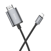 HOCO kábel Lightning - HDMI 1080p UA27 2 m fém szürke - 0. kép