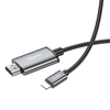 HOCO kábel Lightning - HDMI 1080p UA27 2 m fém szürke - 1. kép