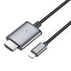 HOCO kábel Lightning - HDMI 1080p UA27 2 m fém szürke - 3. kép