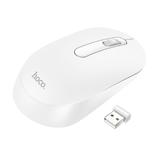 HOCO vezeték nélküli számítógépes egér 2,4G 1200 dpi GM14 fehér