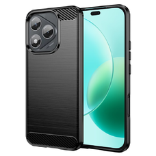  Techsuit - Karbon szilikon - Honor 400 Lite - Fekete tok