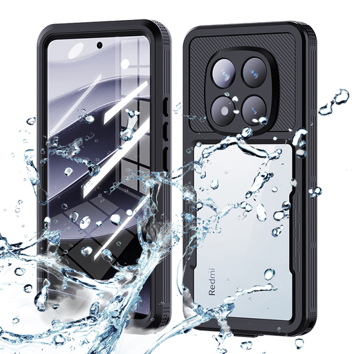 ShellBox - Vízálló IP68 Tok - Xiaomi Redmi Note 14 Pro 5G / Poco X7 - Fekete tok ShellBox - Vízálló IP68 Tok - Xiaomi Redmi Note 14 Pro 5G / Poco X7 - Fekete tok
