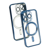 Fémes Magsafe tok iPhone 16e kék tok - 4. kép