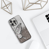 Tel Protect Pillangó Vizes Tok iPhone 16e ezüst tok - 3. kép