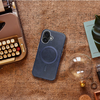 GENTLEMAN MAG COVER tok iPhone 16 Pro Max sötétkék - 2. kép