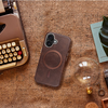 GENTLEMAN MAG COVER tok iPhone 16 Pro Max kompatibilis MagSafe funkcióval barna - 2. kép