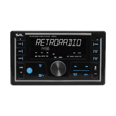 SAL VB5500 SMART autórádió, 4x50W, 2xDIN, FM RDS, USB-microSD, MP3 lejátszó, dupla USB aljzat, telefontöltő, kiválasztható RGB gomb világítás, telefonról is vezérelhető okos autórádió