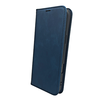 Smart Suede fliptok iPhone 16e-hez, sötétkék Tok - 1. kép