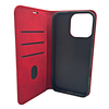 Smart Suede iPhone 16e piros tok - 1. kép