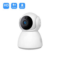  Techsuit - Beltéri Wi-Fi Kamera (Q7) - 3MP, Éjjellátó, Automatikus Követés, Kétirányú Hang, TF Kártya, V380 PRO Alkalmazás - Fehér