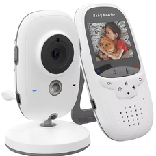  Techsuit - Babafigyelő (VB602) - akkumulátorral, vezeték nélküli 2.4Ghz, hőmérséklet érzékelő, kétirányú kommunikáció, alvó mód - Fehér