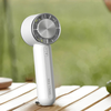  Techsuit - Kézi Ventilátor (HX138) - Hordozható, Újratölthető, Három Sebességes, Zseblámpával, 1200mAh - Sárga - 2. kép