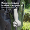  Techsuit - Kézi Ventilátor (HX138) - Hordozható, Újratölthető, Három Sebességes, Zseblámpával, 1200mAh - Sárga - 3. kép