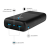  Fixed - Zen 20 Power Bank (FIXZEN-20-BK) - 2x USB, Type-C, 20W, 20000mAh, LCD kijelzővel - Fekete - 3. kép