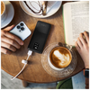  Fixed - Zen 20 Power Bank (FIXZEN-20-BK) - 2x USB, Type-C, 20W, 20000mAh, LCD kijelzővel - Fekete - 4. kép
