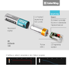  ColorWay - Újratölthető Akkumulátor (CW-UBAA-10) - 2x AA Type-C, 2200mAh, 1.5V, PC tartozékokhoz/fényképezőgépekhez, Li-Polimer - Szürke - 2. kép