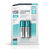  ColorWay - Újratölthető Akkumulátor (CW-UBAA-10) - 2x AA Type-C, 2200mAh, 1.5V, PC tartozékokhoz/fényképezőgépekhez, Li-Polimer - Szürke - 3. kép