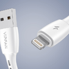 USB és Lightning kábel Vipfan Racing X05, 3A, 3m (fehér) - 1. kép