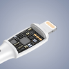 USB és Lightning kábel Vipfan Racing X05, 3A, 3m (fehér) - 3. kép