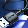USB és Micro USB kábel VFAN Színes X11, 3A, 1m (fekete) - 3. kép