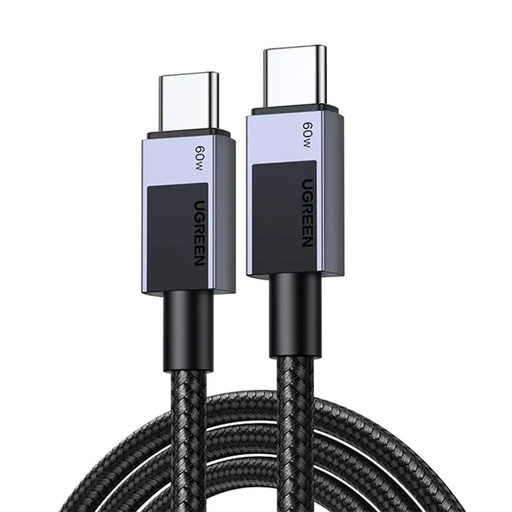 USB-C 2.0-ról USB-C 2.0-ra Ugreen L524 PD 3A 0,5m kábel (szürke)