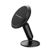  Techsuit - TinyGrip autós tartó (S11) - Univerzális mágneses mobiltartó, fémlemezzel, erős mágnessel, 3M ragasztóval - Fekete - 0. kép