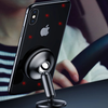  Techsuit - TinyGrip autós tartó (S11) - Univerzális mágneses mobiltartó, fémlemezzel, erős mágnessel, 3M ragasztóval - Fekete - 4. kép
