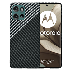  Techsuit - Carbonite FiberShell - Motorola Edge 50 - Lopakodó Szürke tok