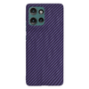  Techsuit - Carbonite FiberShell - Motorola Edge 50 - Lila tok - 1. kép